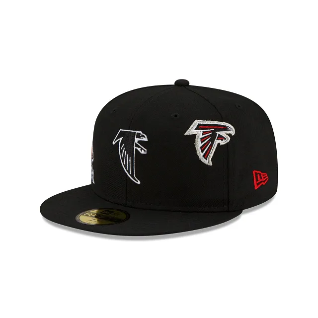 [60188510] Atlanta Falcons Just Don Black NFL 59FIFTY Men's Fitted Hat