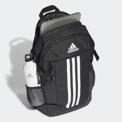 Adidas Power 6 Backpack Black / White  Carrying your gear to the gym can be a workout all its own. Stuff it in this adidas backp