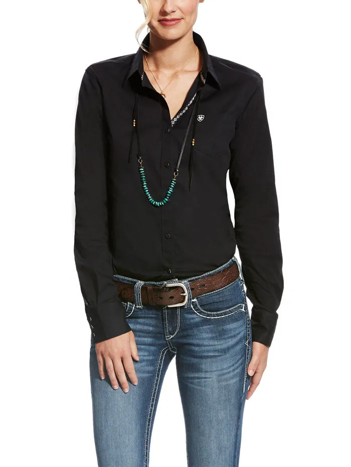 Ariat 10022056 Womens Kirby Stretch Shirt Black