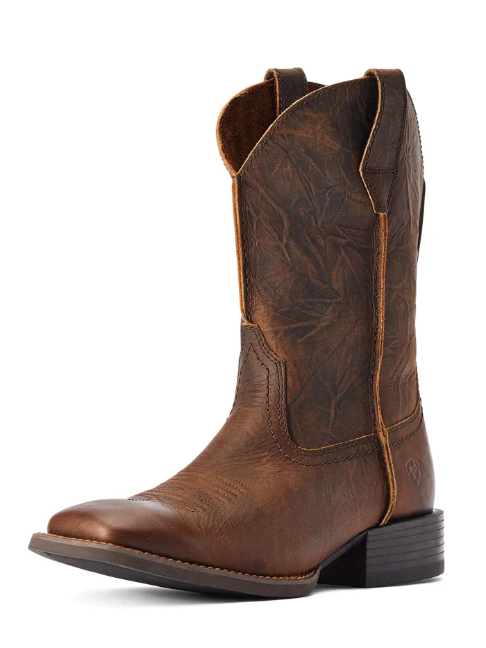 Ariat 10042586 Mens Sport Rambler Western Boot Bartop Brown