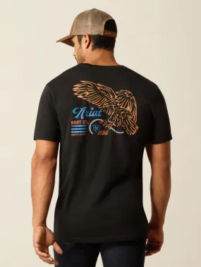 Ariat 10052017 Mens Eagle Freedom T-Shirt Black