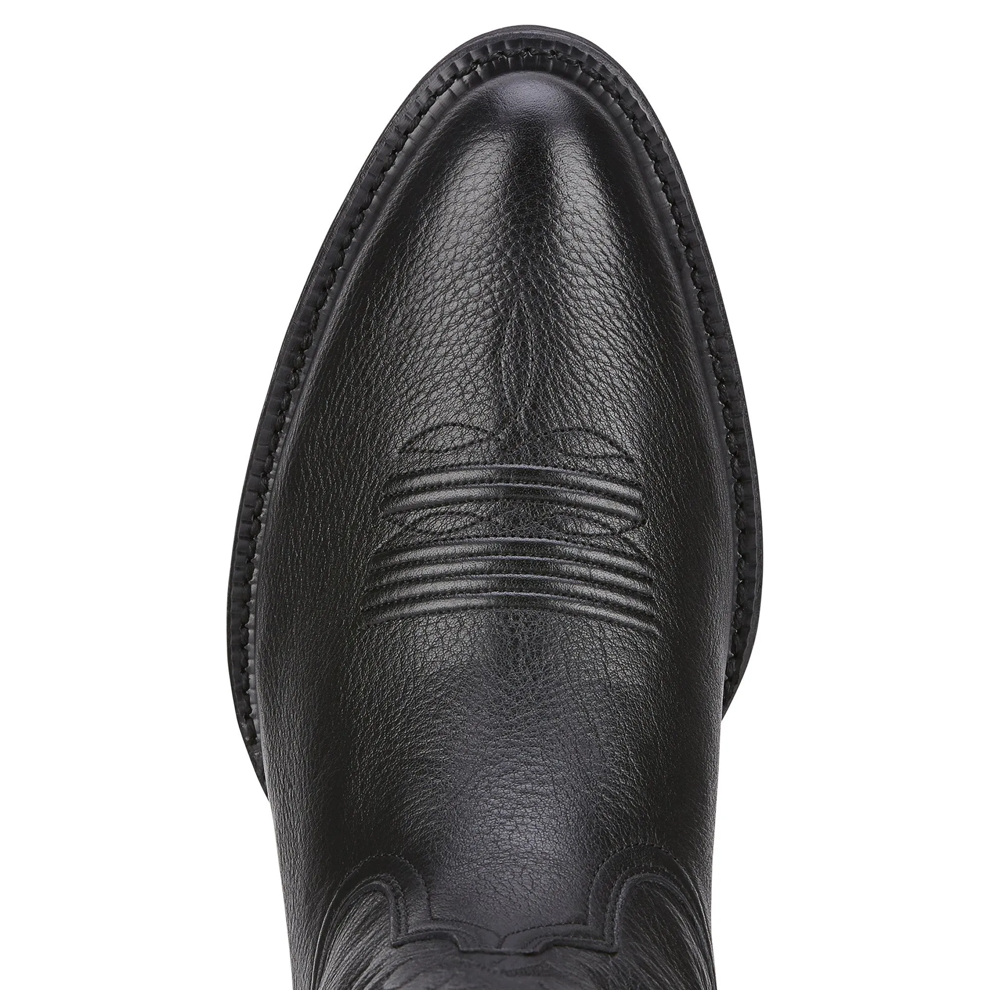 Ariat Heritage Western R Toe (Black Deertan)