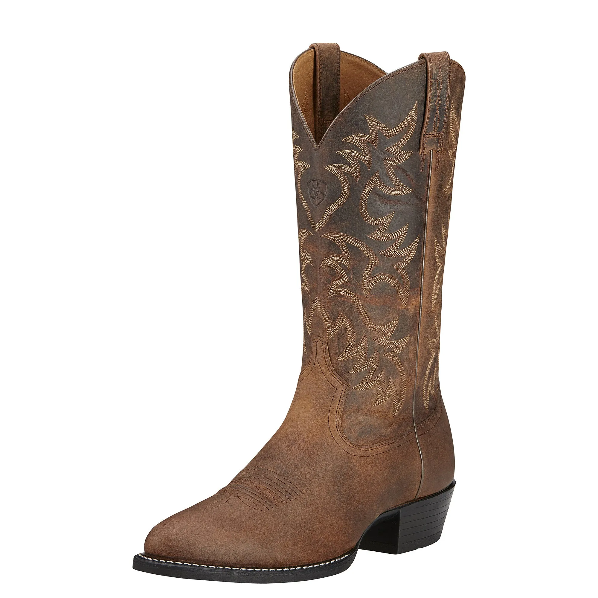 Ariat Heritage Western R Toe (Distressed Brown)