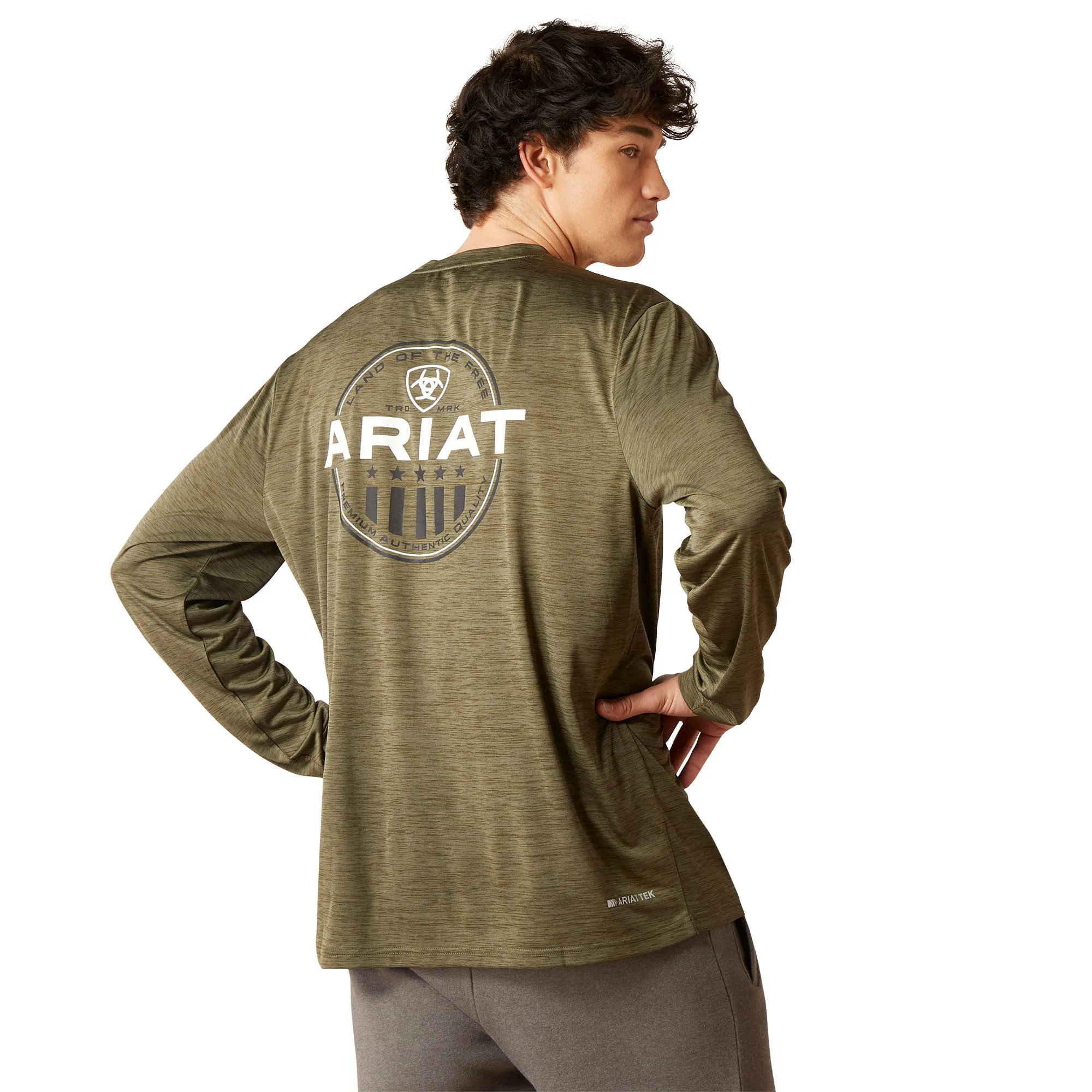 Ariat Mens Charger Roundabout Long Sleeve Shirt