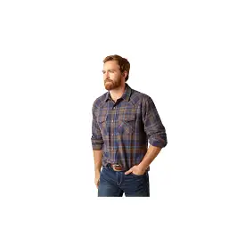 Ariat Retro Long Sleeve Mood Indigo Shirt Mood Indigo