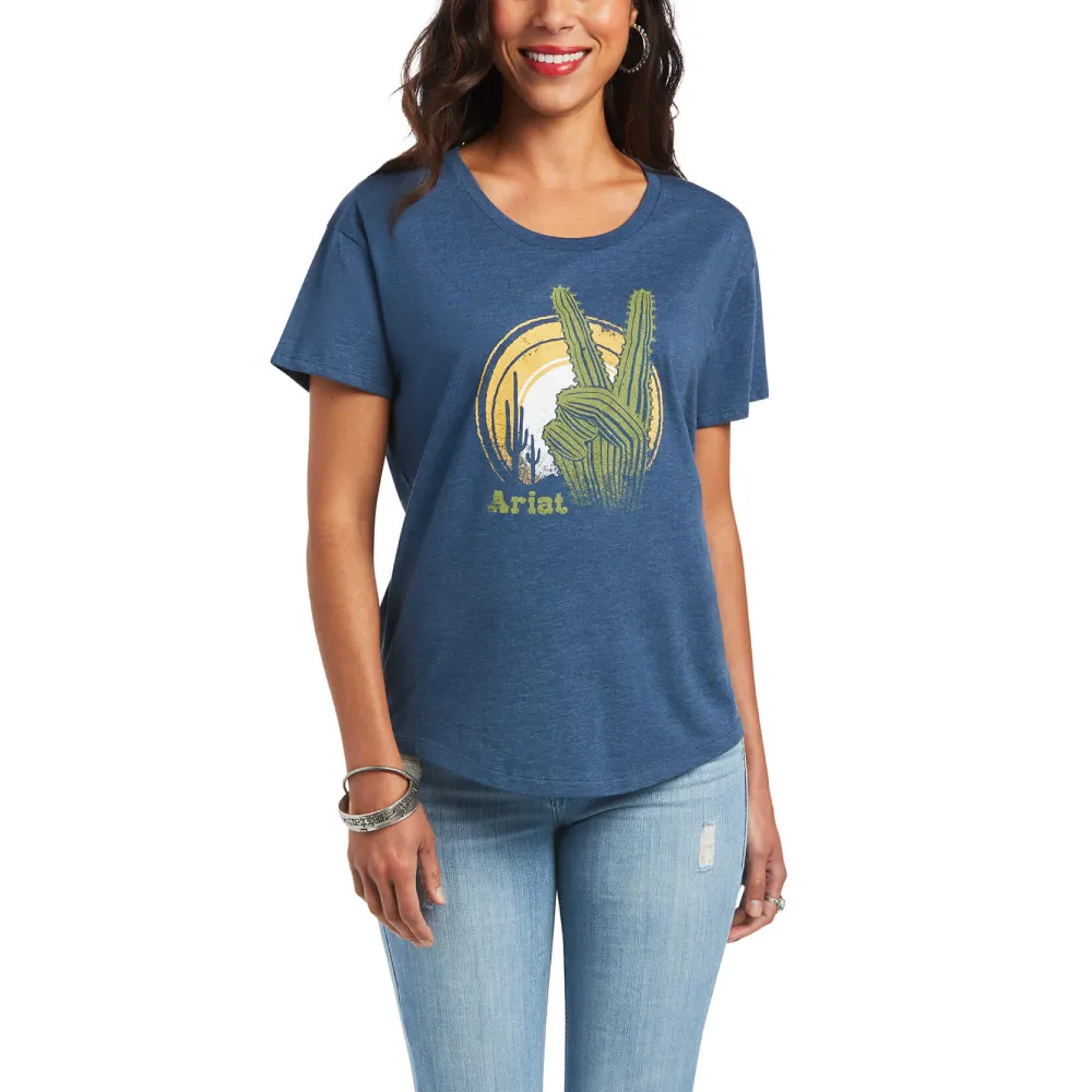 Ariat Womens Cactus Peace T-Shirt