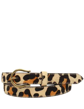 Ariat Womens Leopard Print Tan Belt