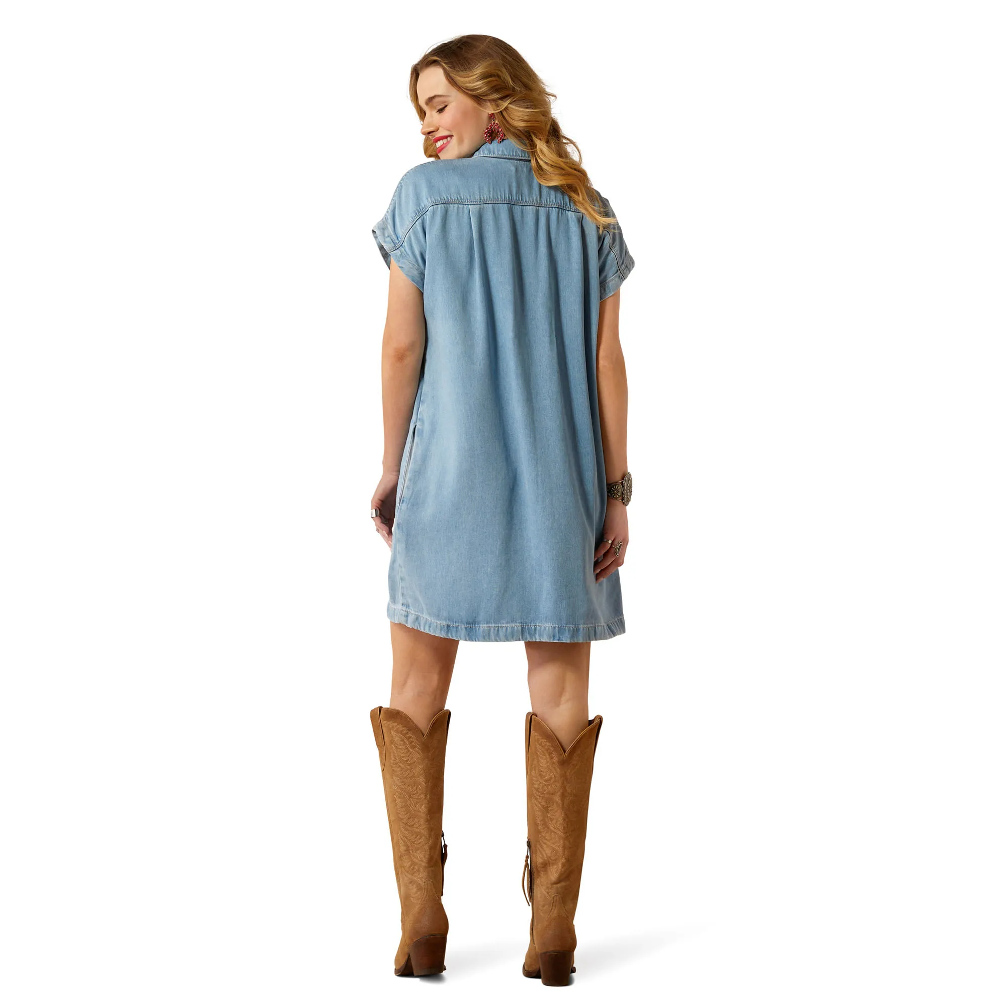 Ariat Womens Marla Denim Shirt Dress