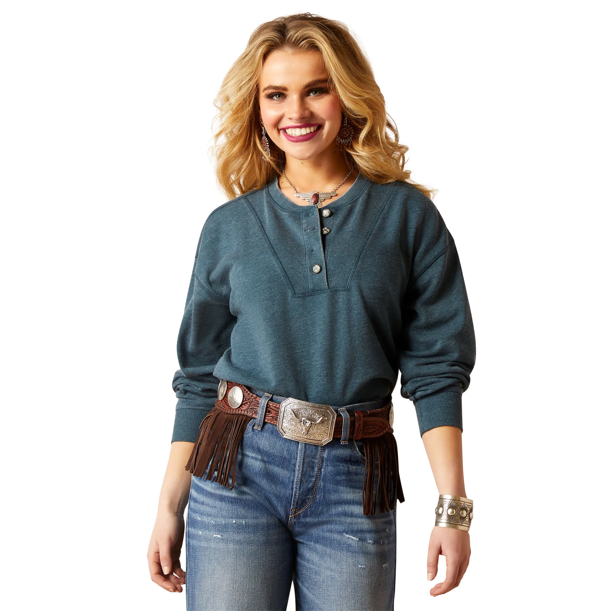 Ariat Womens Ponderosa Crew Sweatshirt