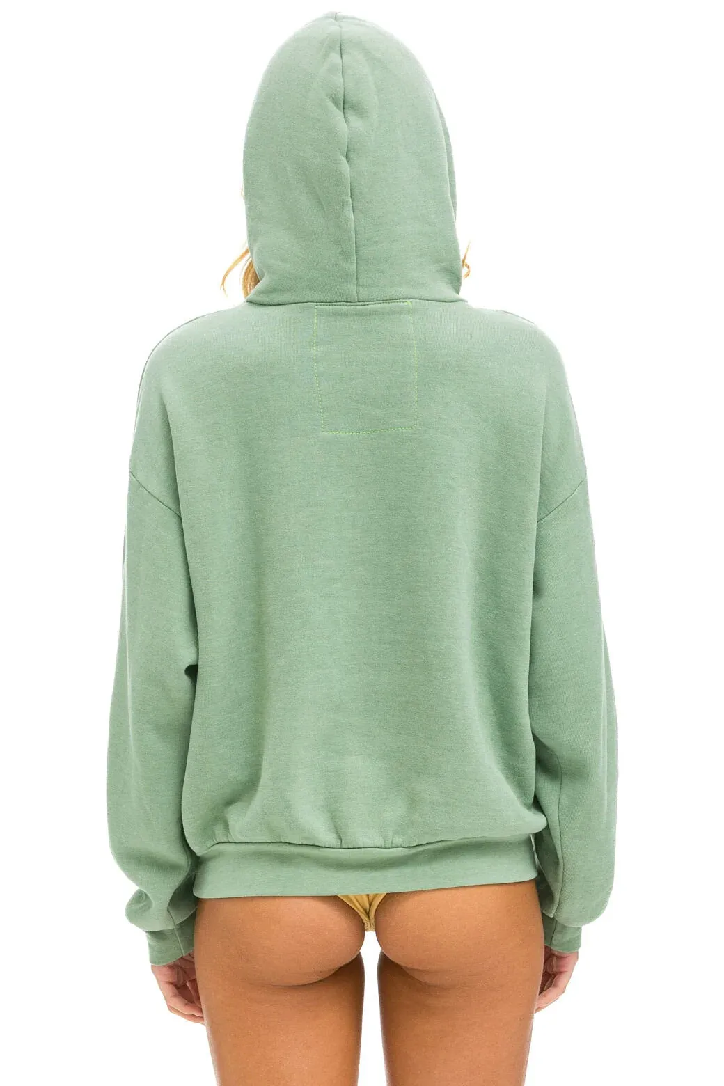 Aviator Nation Logo Pullover Hoodie Relaxed - Sage