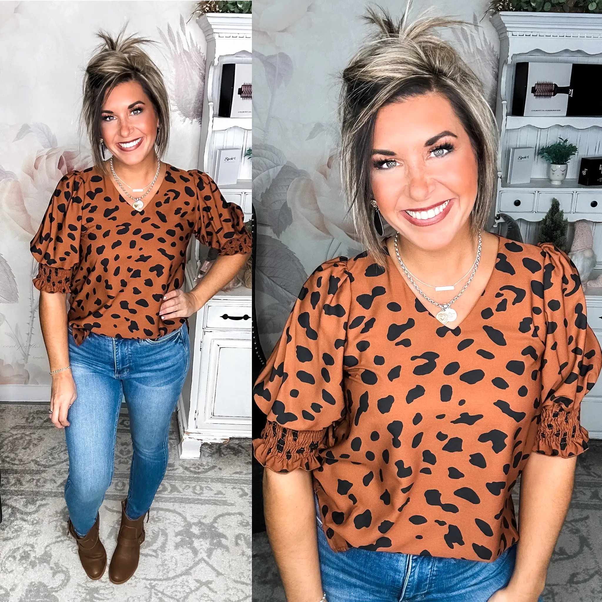 Back To Your Roots Puff Sleeve Top