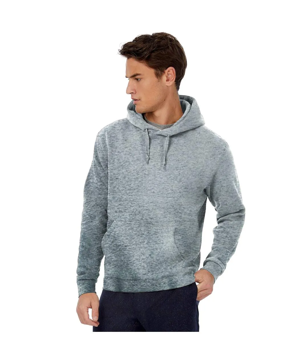 B&C Mens Hooded Sweatshirt / Mens Sweatshirts & Hoodies (Heather Gray) - UTBC127