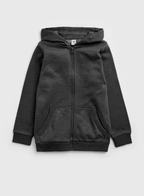 Buy Charcoal Zip Through Hoodie  4 years | Jumpers and hoodies | Tu