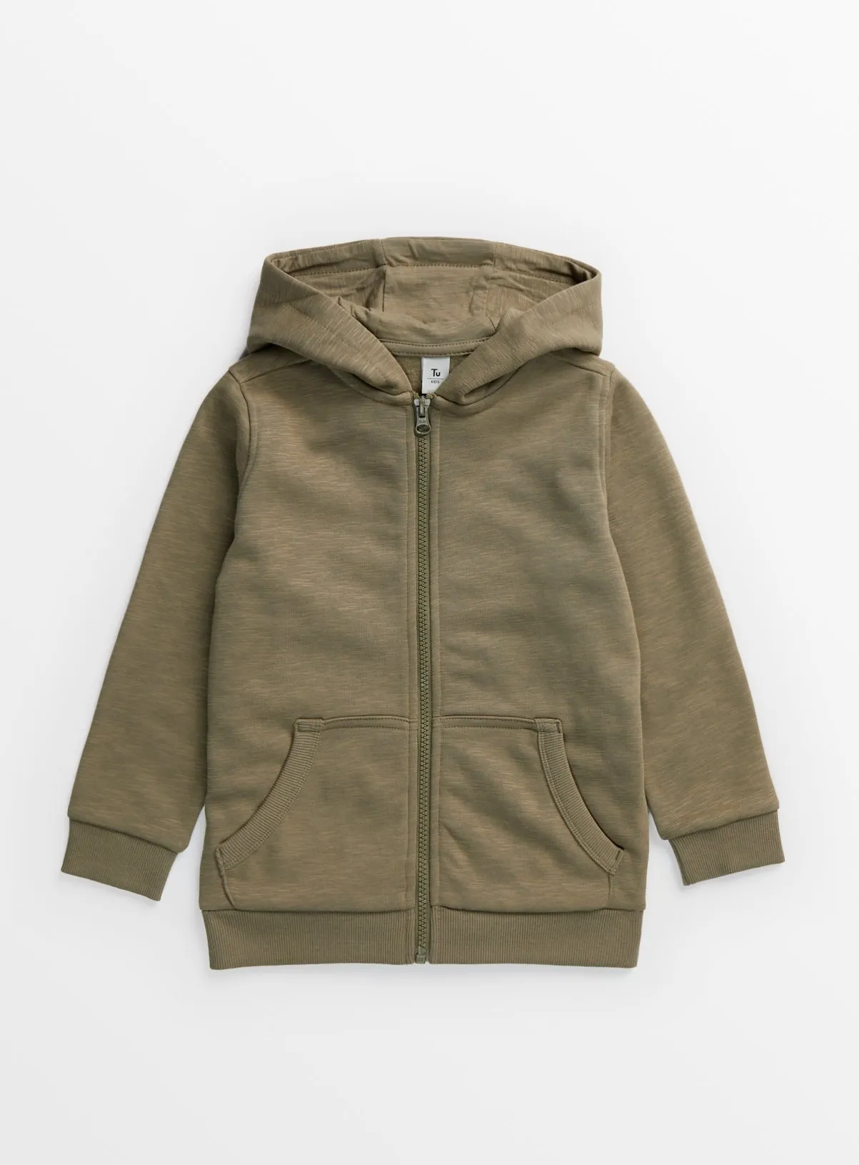 Buy Khaki Zip-Through Hoodie 3 years | Jumpers and hoodies | Tu