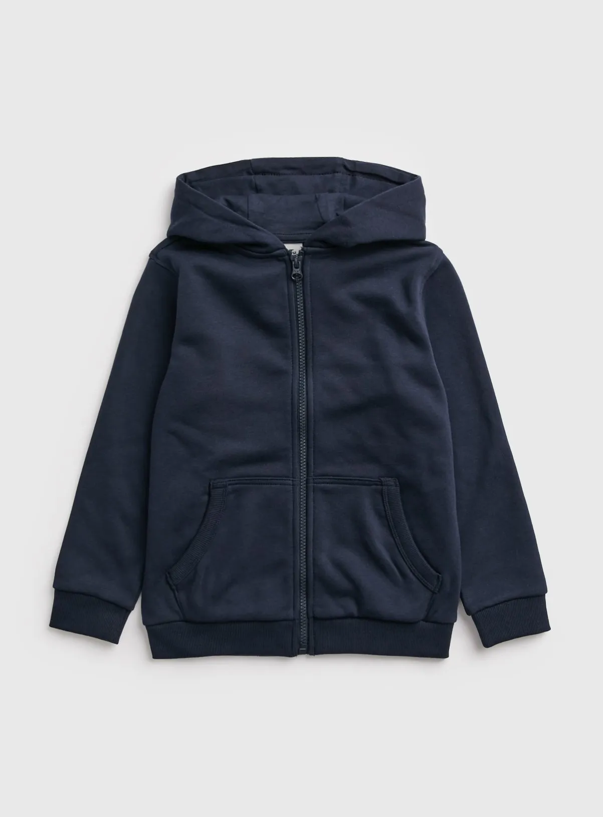 Buy Navy Zip Through Hoodie 10 years | Jumpers and hoodies | Tu