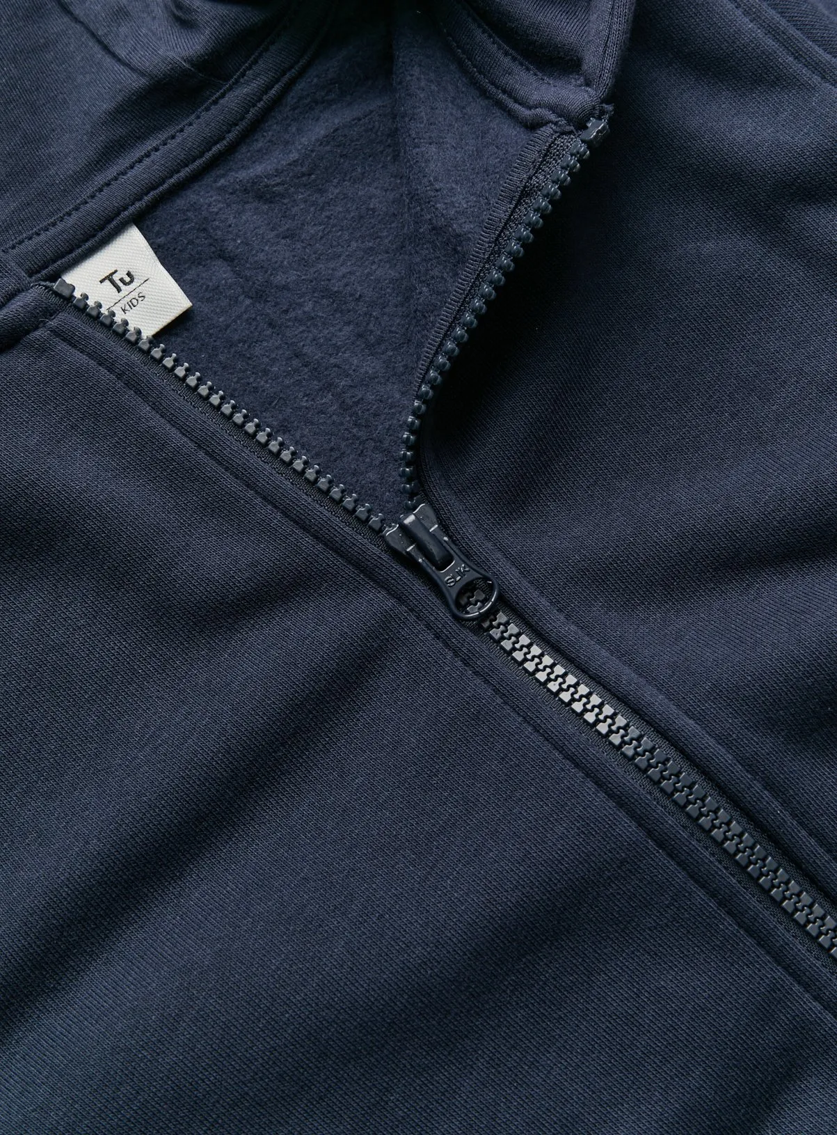 Buy Navy Zip Through Hoodie 10 years | Jumpers and hoodies | Tu