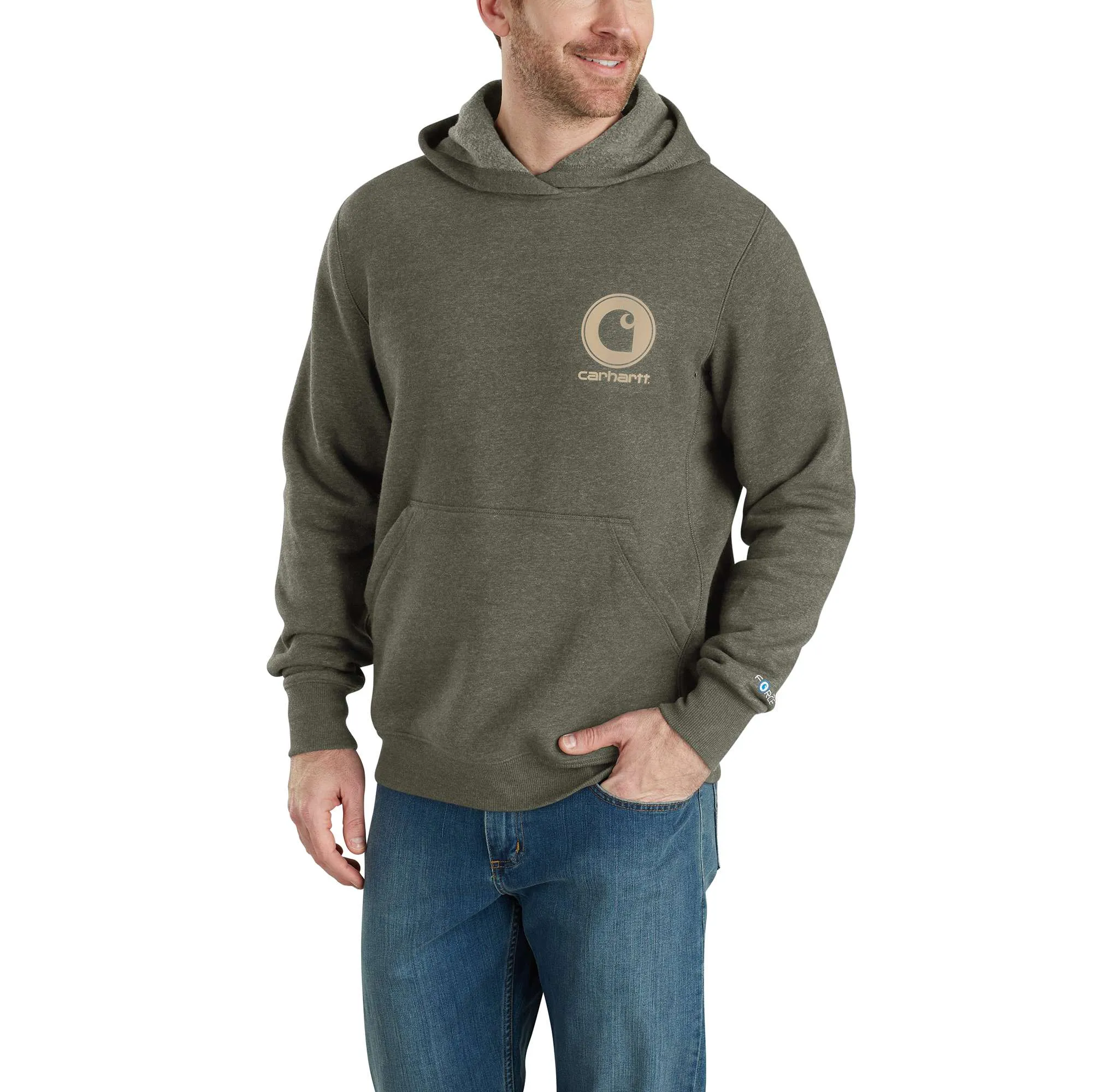 Carhartt Force Delmont Graphic Hooded Sweatshirt