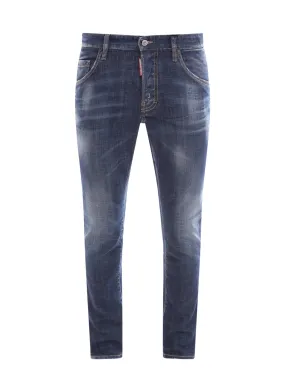 Dsquared2 Mid-Rise Distressed Skinny-Fit Jeans