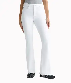 Farrah Boot High-Rise Jean in Cloud White