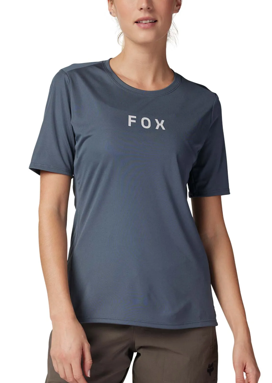 Fox Women's Ranger Short Sleeve Jersey Wordmark