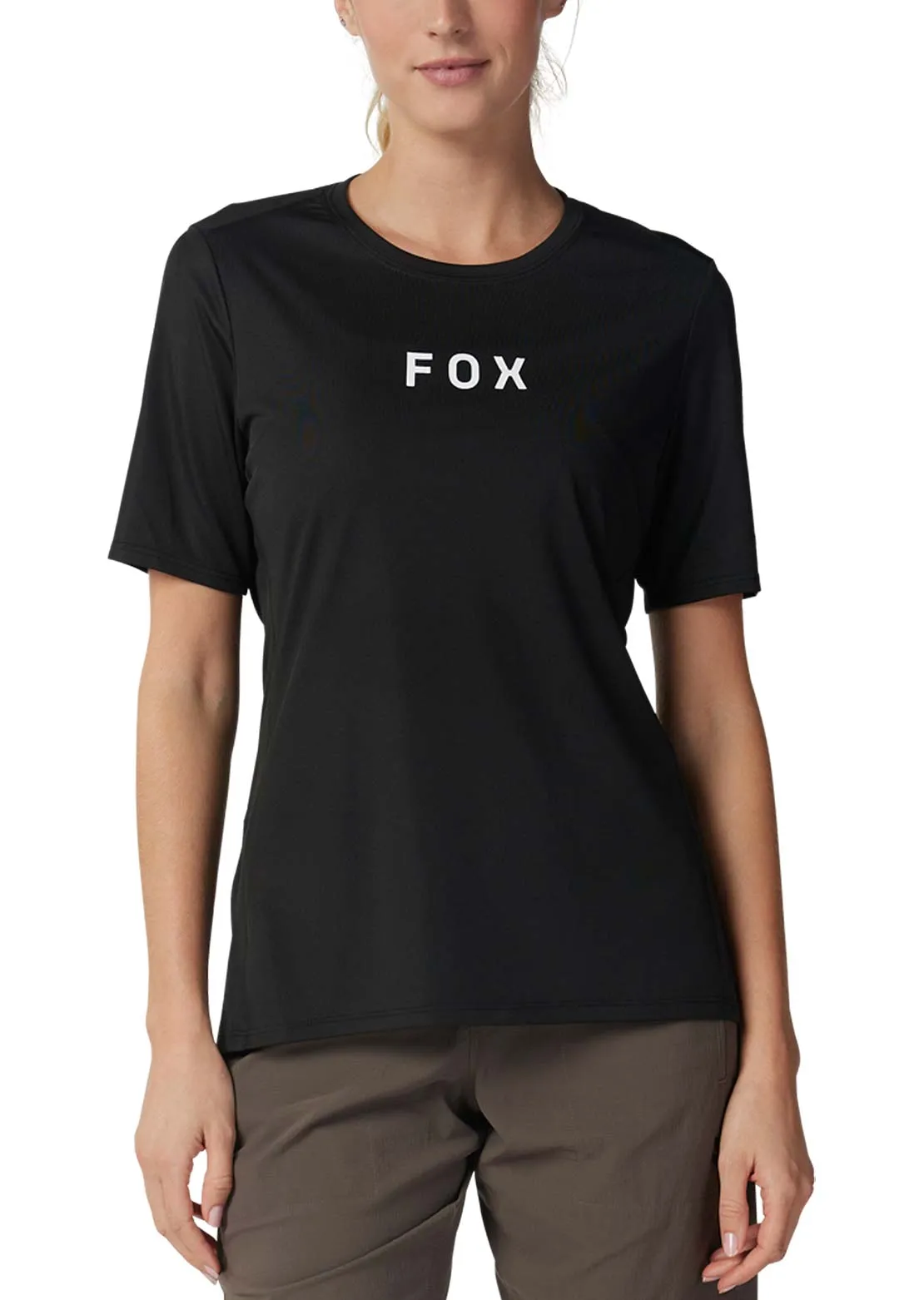 Fox Women's Ranger Short Sleeve Jersey Wordmark