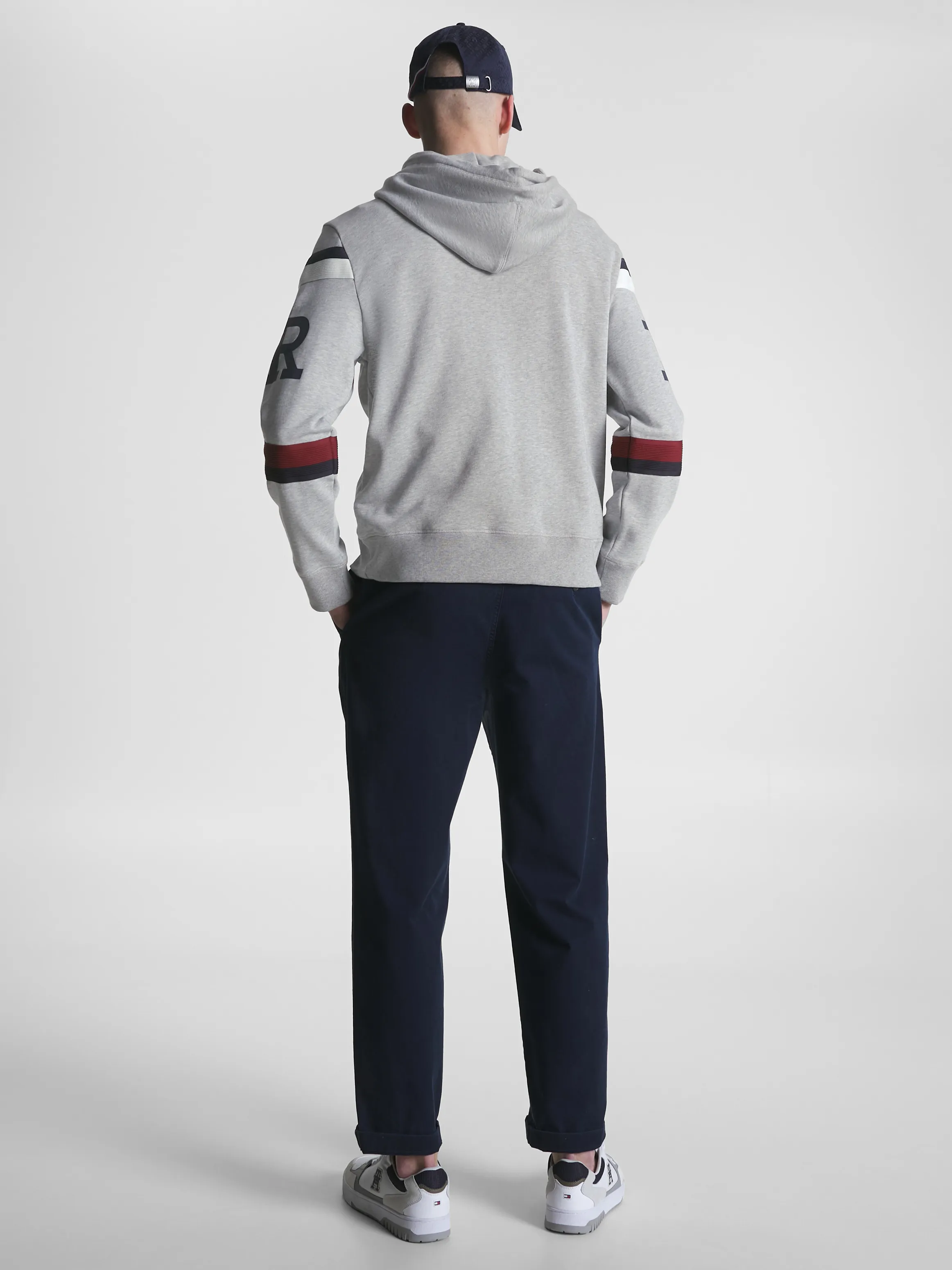 Global Stripe Hilfiger Monotype Logo Hoodie | Sweatshirts & Hoodies | Tommy Hilfiger