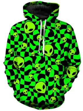 Green Aliens Unisex Hoodie