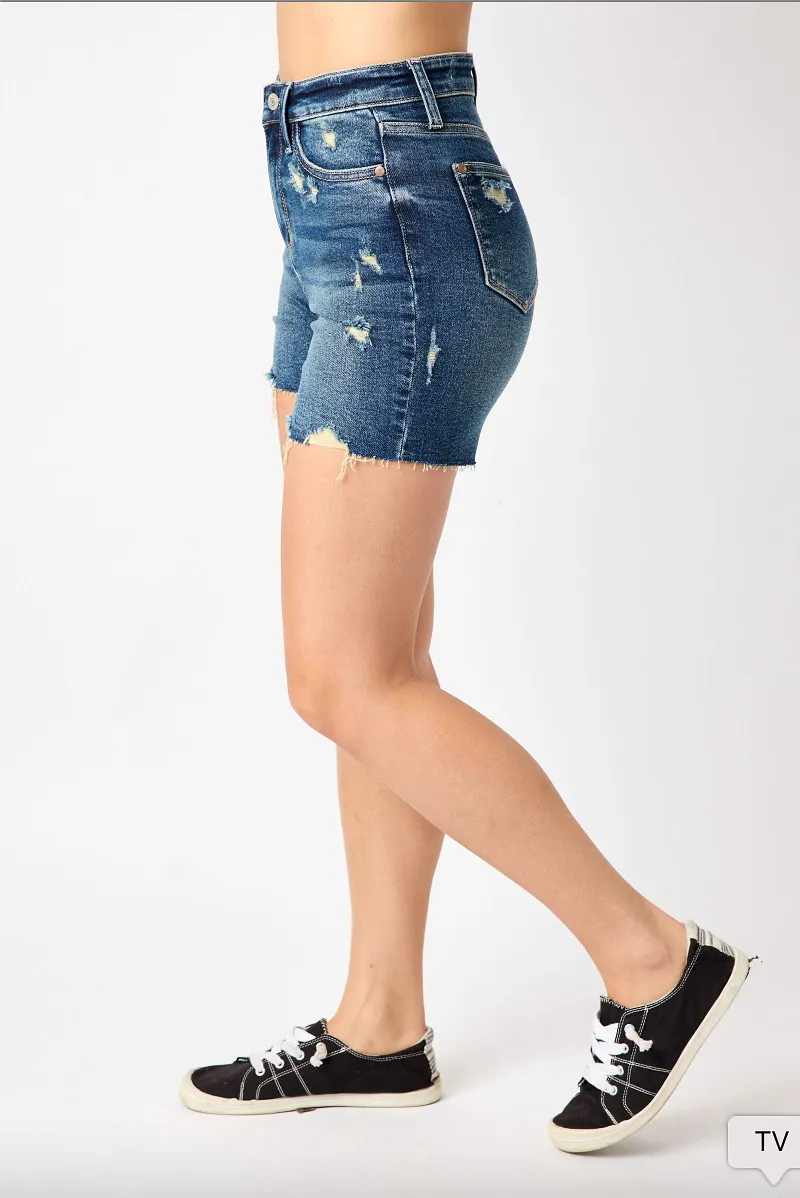 Judy Blue Mild Destroy Cut Off Shorts