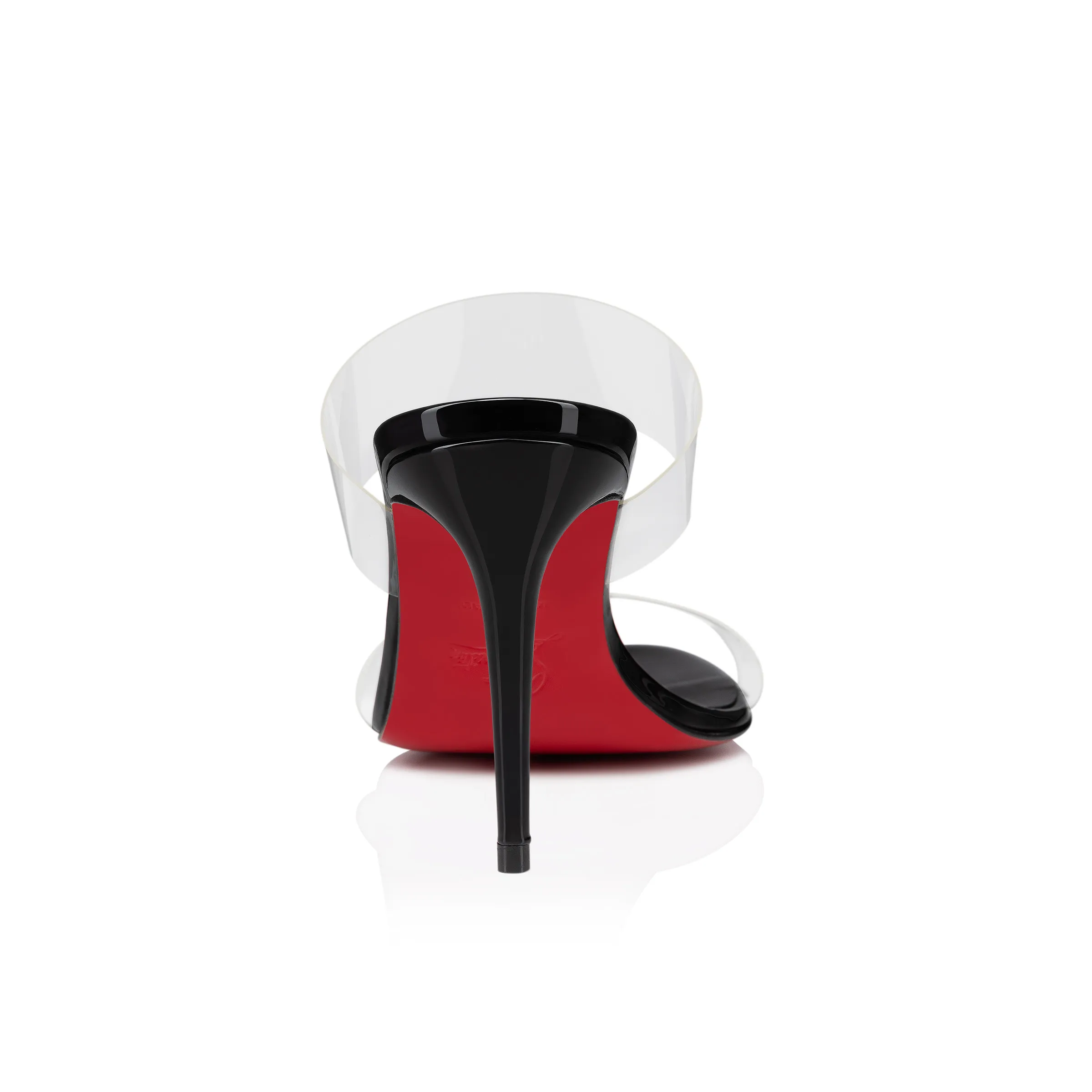 Just Nothing 85 mm Mules - Patent leather and TPU - Black - Women