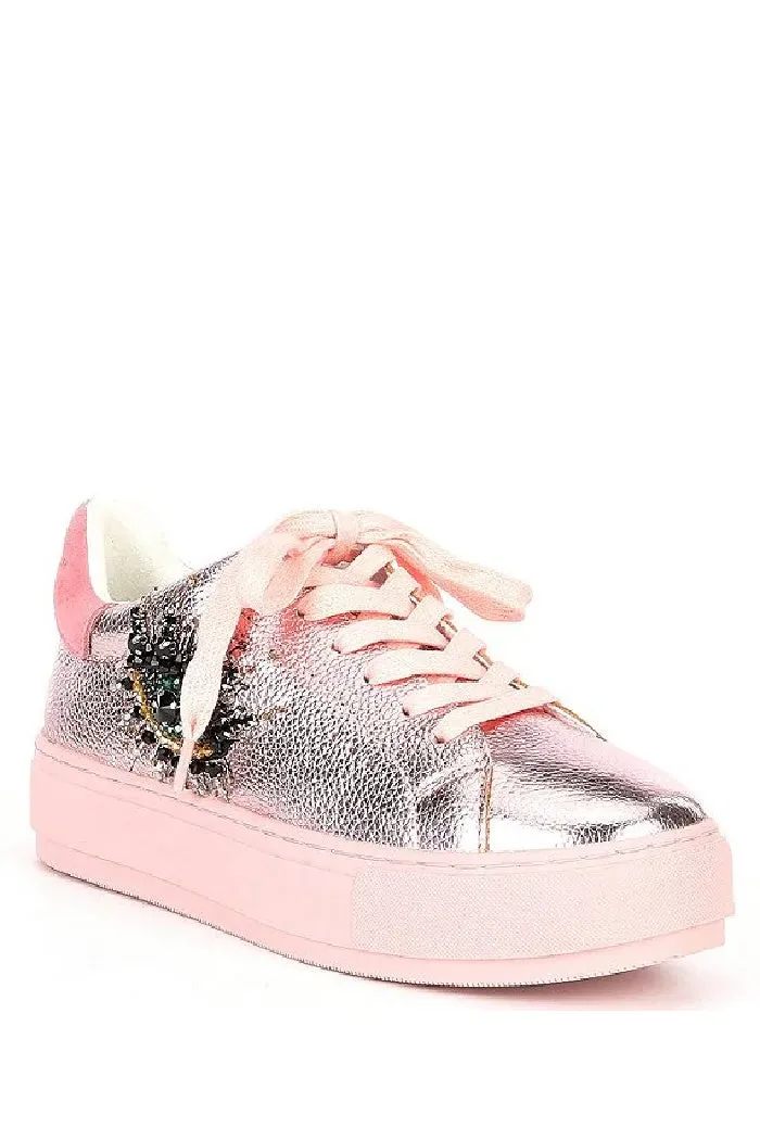 Kurt Geiger Mini Laney Eye in Pink Metallic