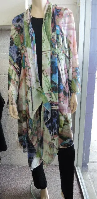 Lorissa Long Chiffon Jacket (Size 30)