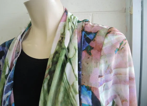 Lorissa Long Chiffon Jacket (Size 30)