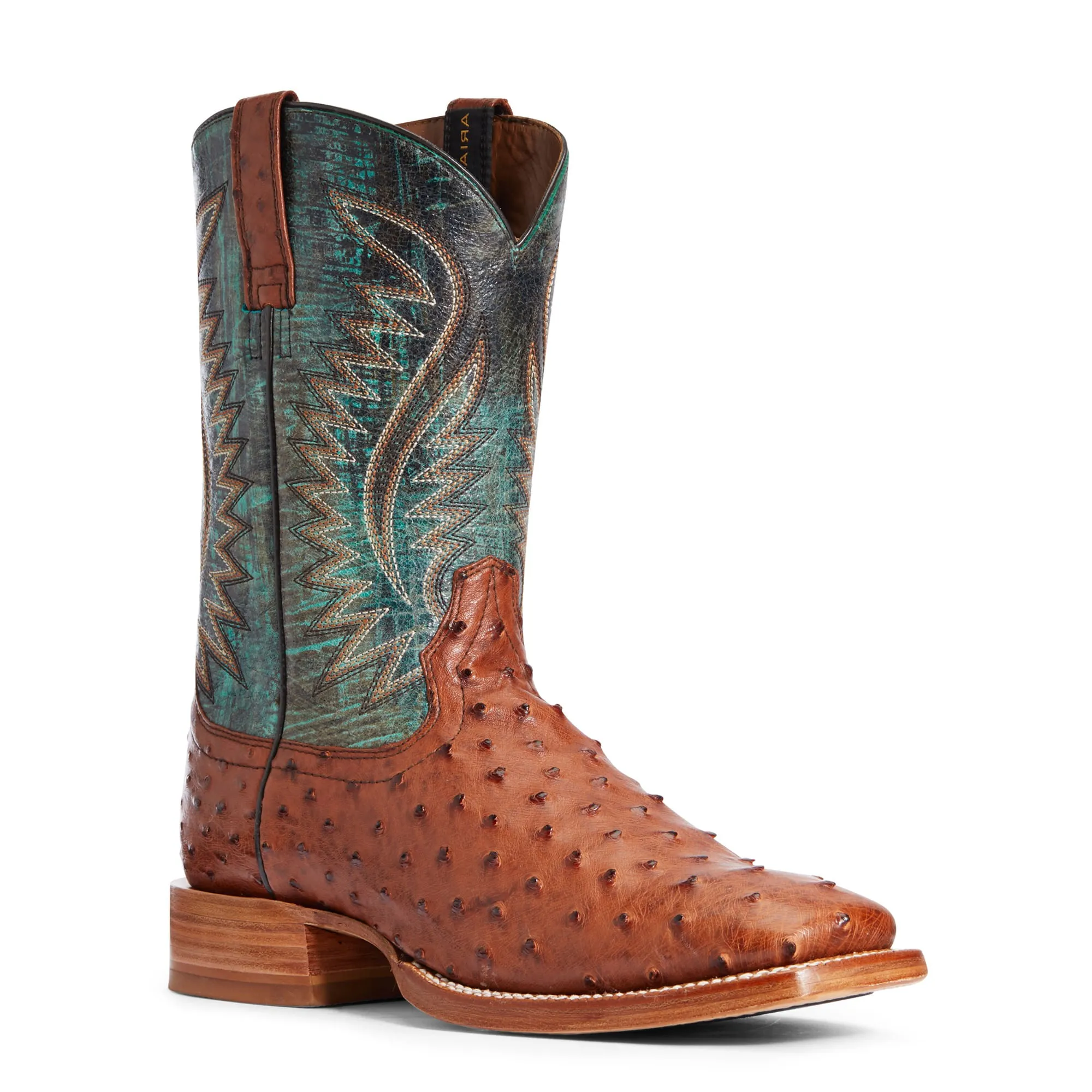 Mens Ariat Gallup Full Quill Ostrich