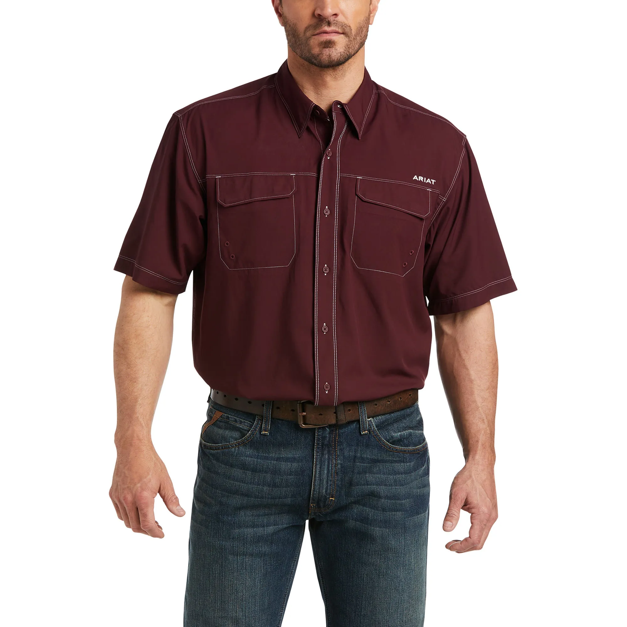 Mens Ariat Venttek Outbound Short Sleeve Shirt