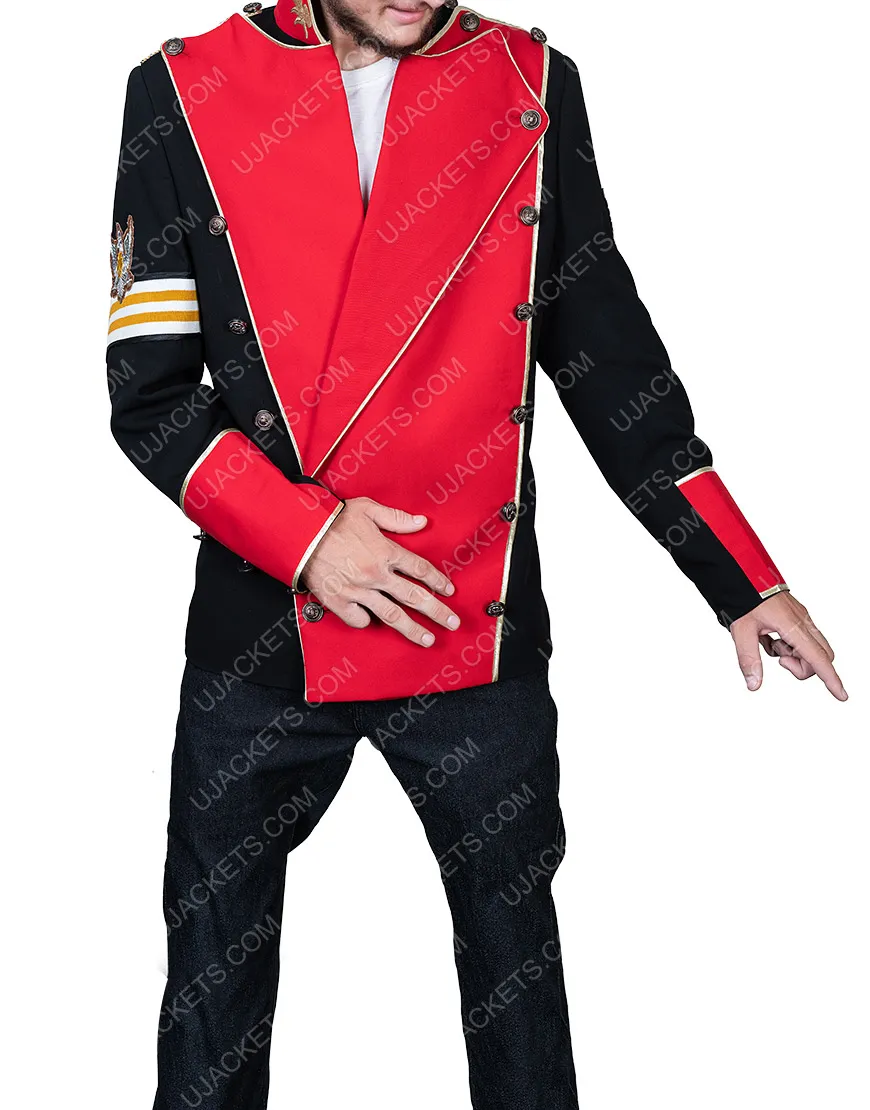 Michael Jackson Cotton Jacket | Double Breasted Cotton Jacket | 40%OFF