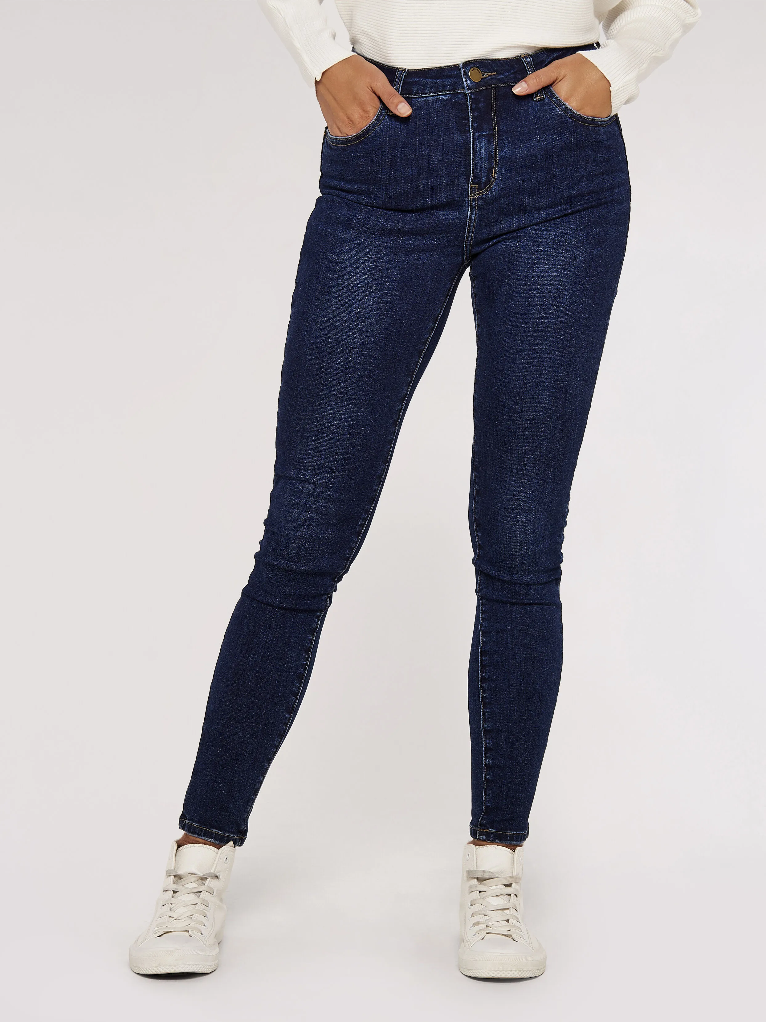 Mid-rise Skinny Jeans | Apricot Clothing