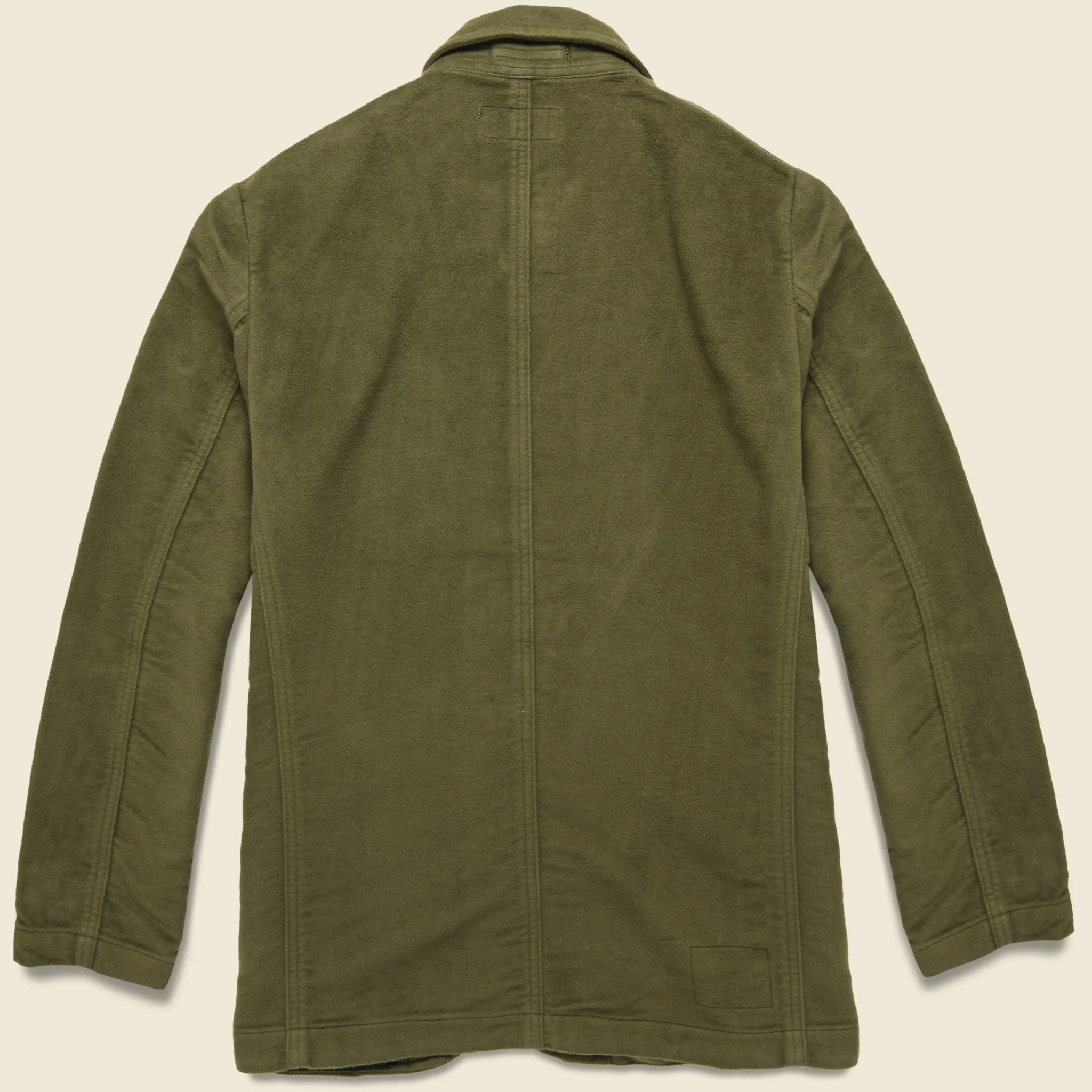 Moleskin Bakers Jacket - Moss