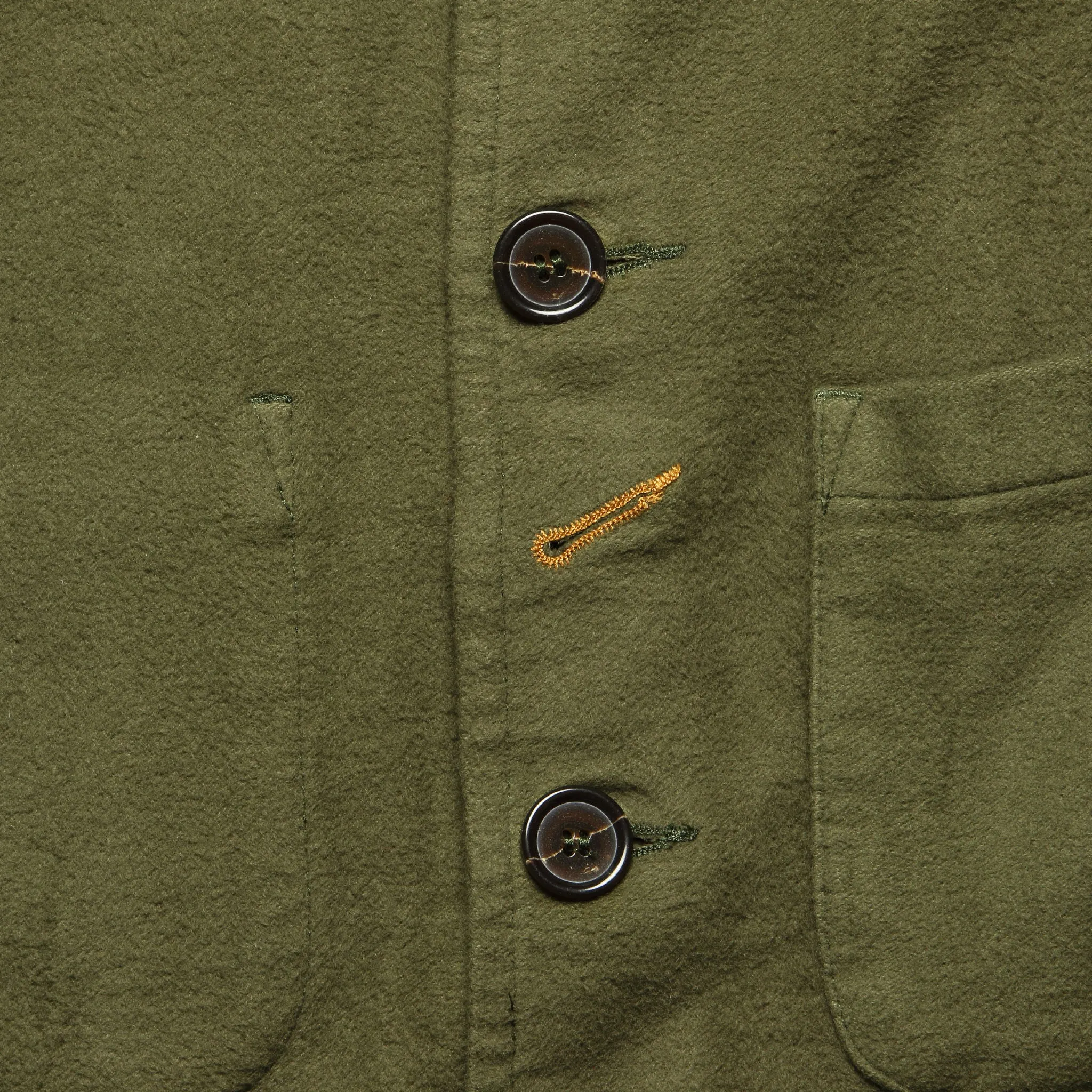 Moleskin Bakers Jacket - Moss