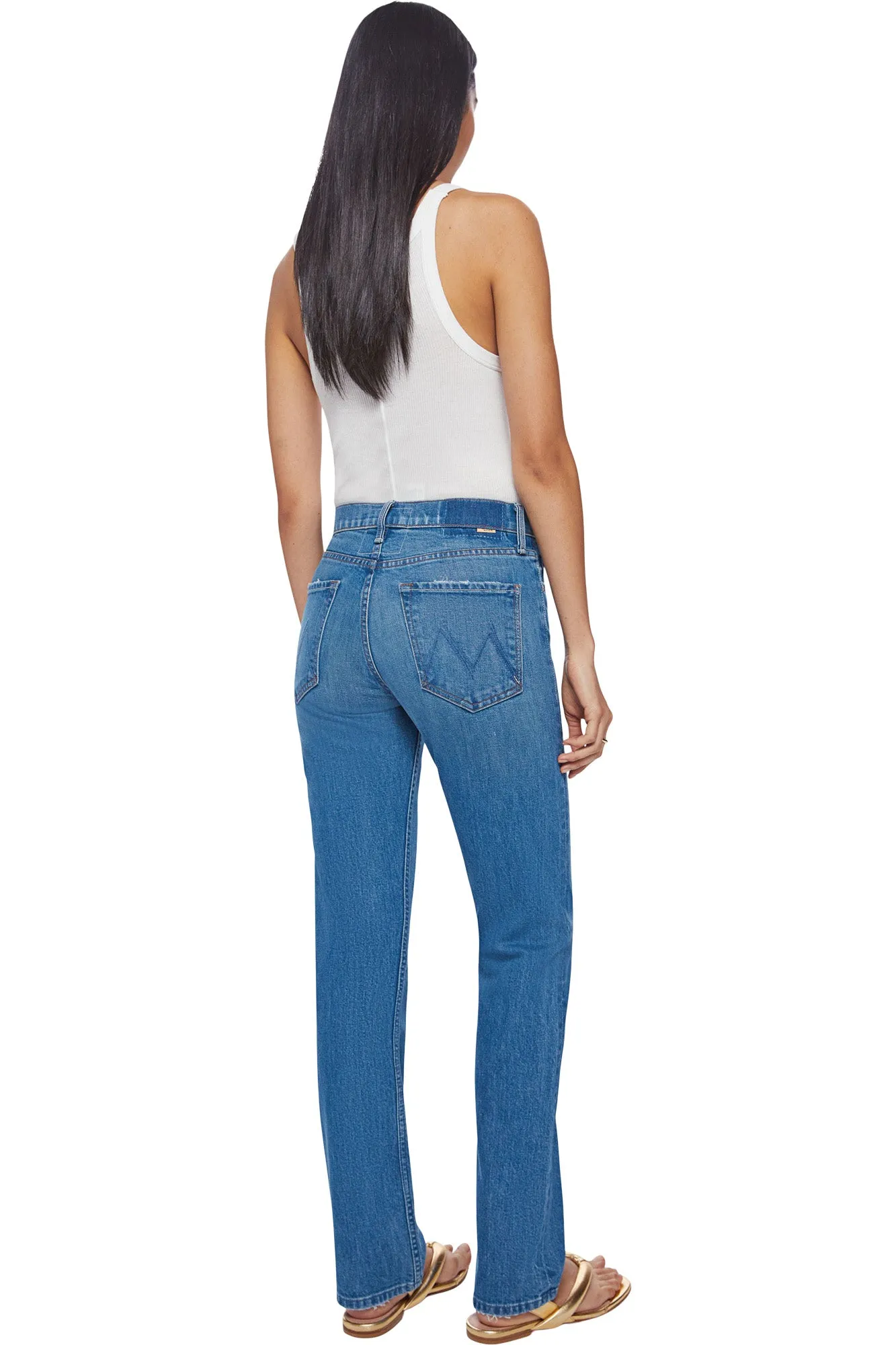 MOTHER Denim The Smarty Pant Skim in Flashback