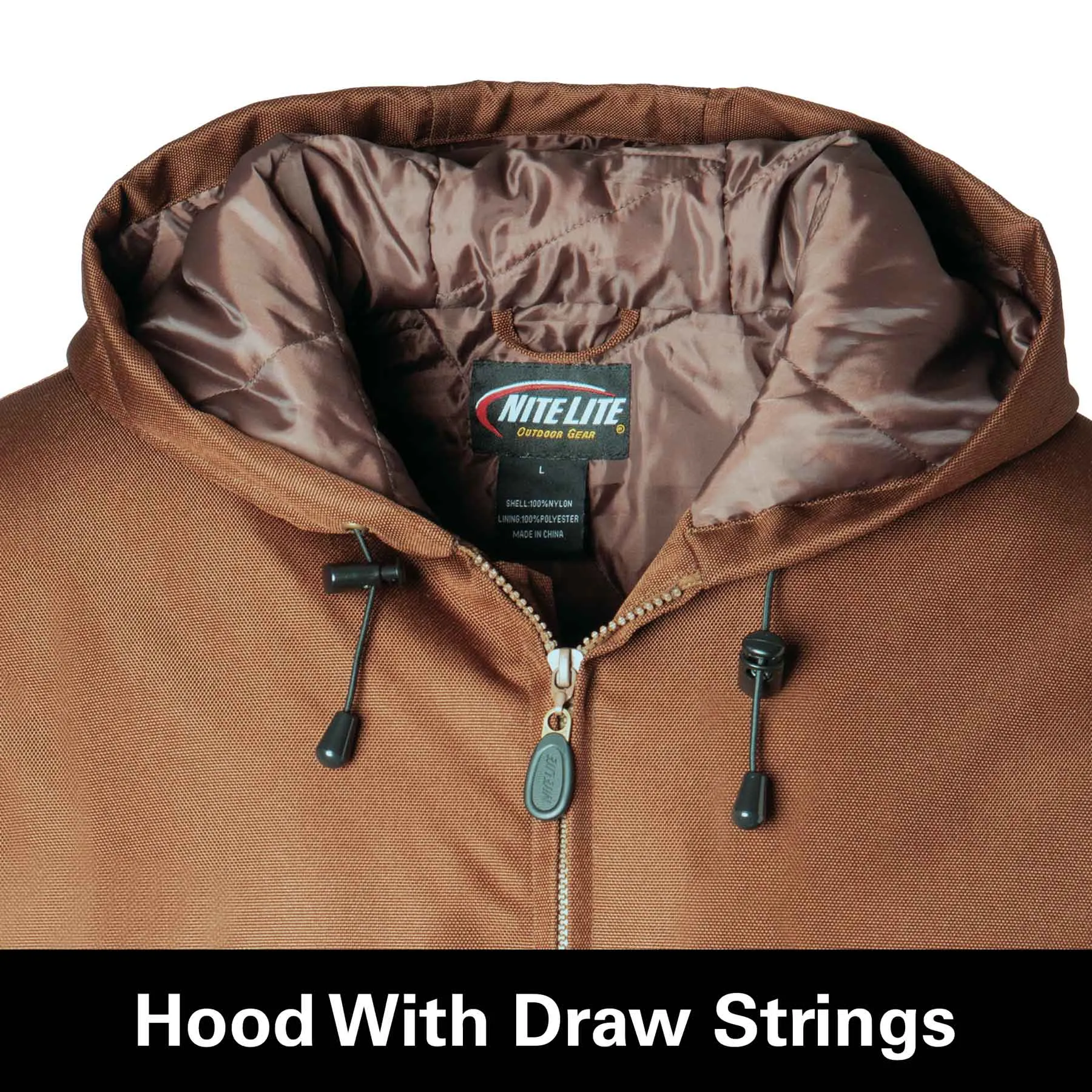 Nite Lite Elite Pro 1000 Denier Insulated Briar Proof Hooded Jacket