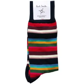 Paul Smith Franklin Stripe Socks Navy