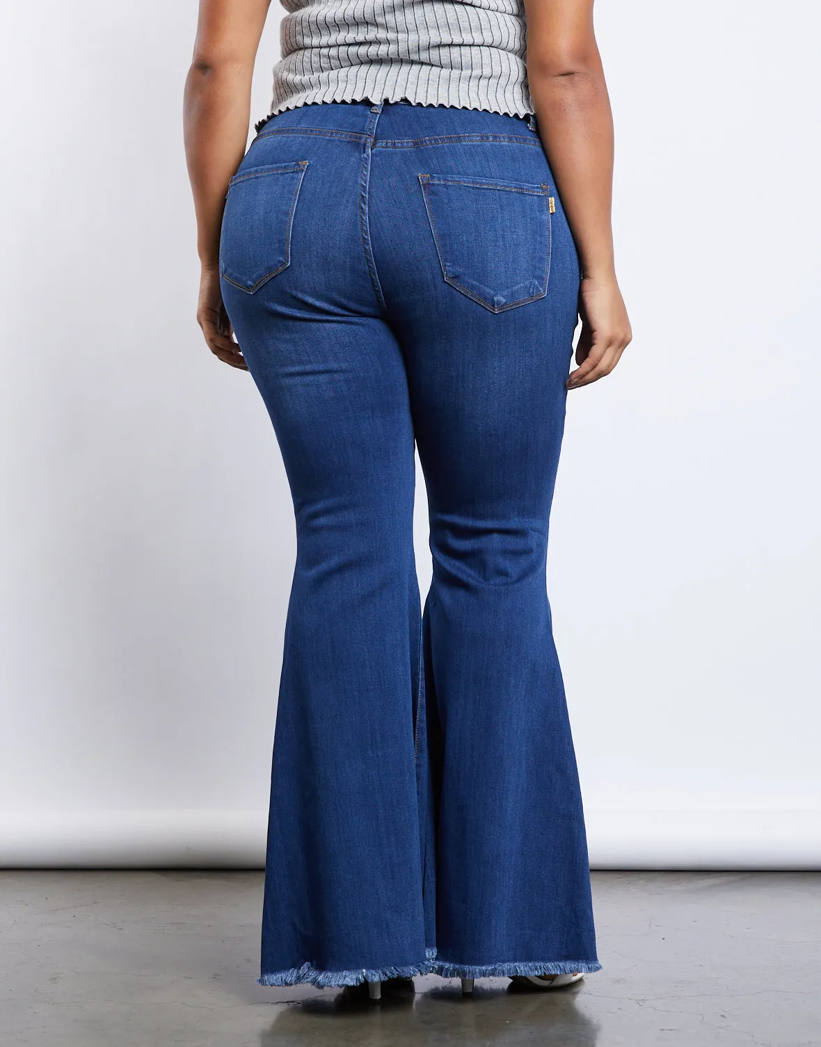 Plus Size Donna Flare Jeans