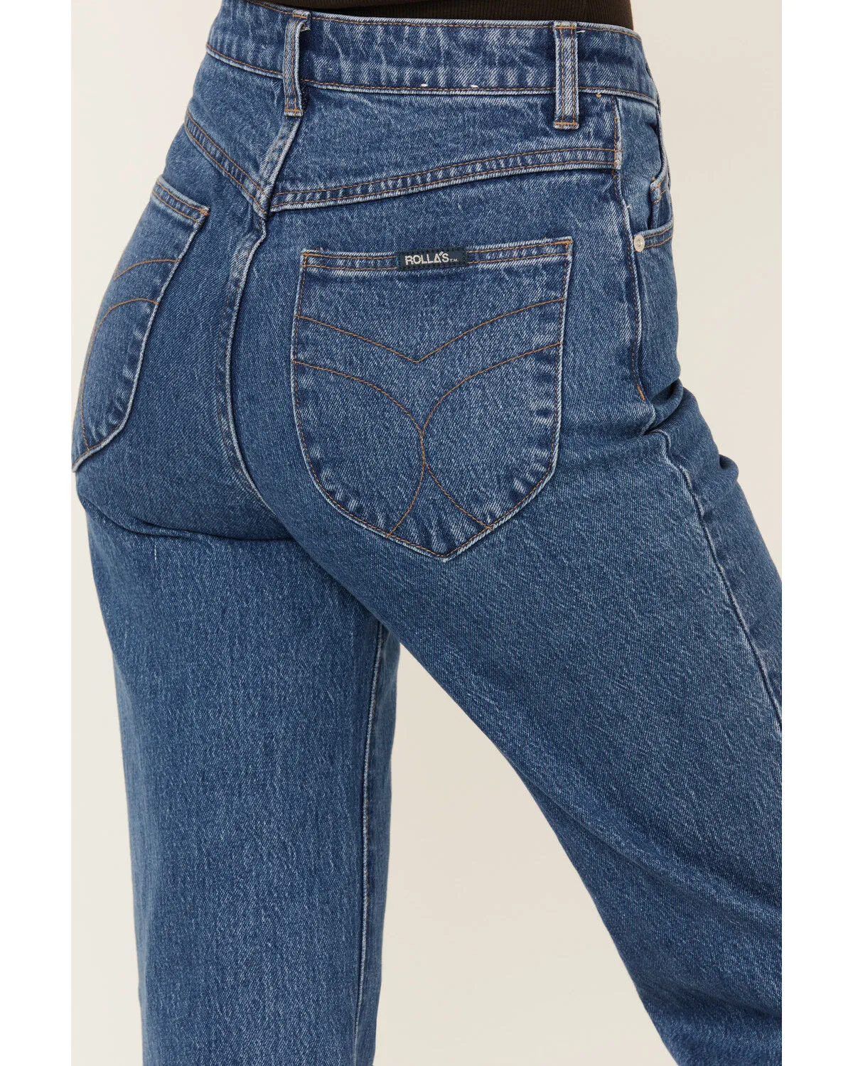 Product Name:  Rolla's Women's Boot Barn Exclusive Ashley Dark Wash High Rise Eastcoast Flare Stretch Denim Jeans