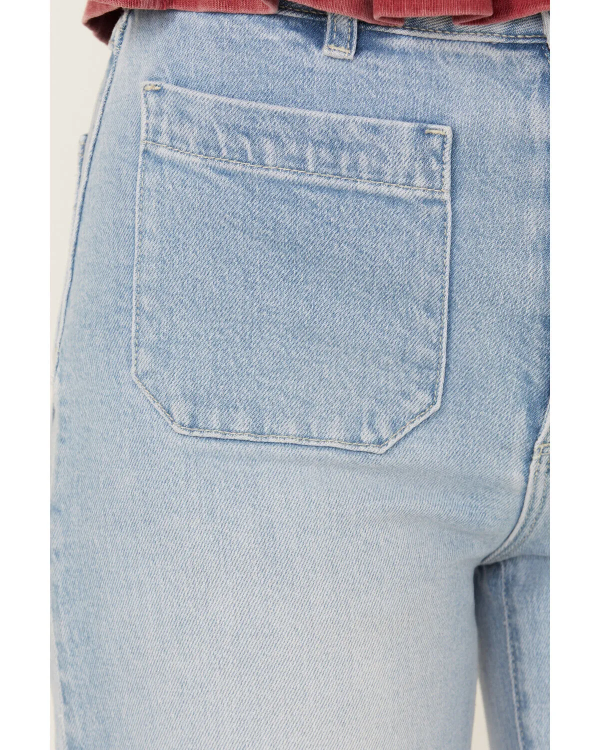 Product Name:  Rolla's Women's Boot Barn Exclusive Bluebird Light Wash High Rise Sailor Wide Leg Stretch Denim Jean