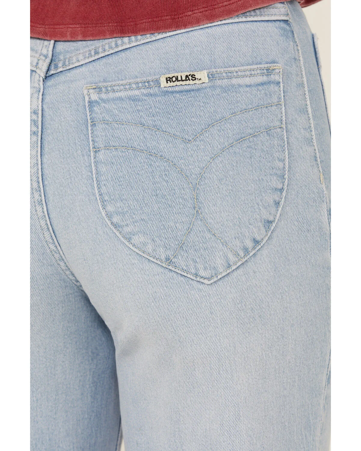 Product Name:  Rolla's Women's Boot Barn Exclusive Bluebird Light Wash High Rise Sailor Wide Leg Stretch Denim Jean