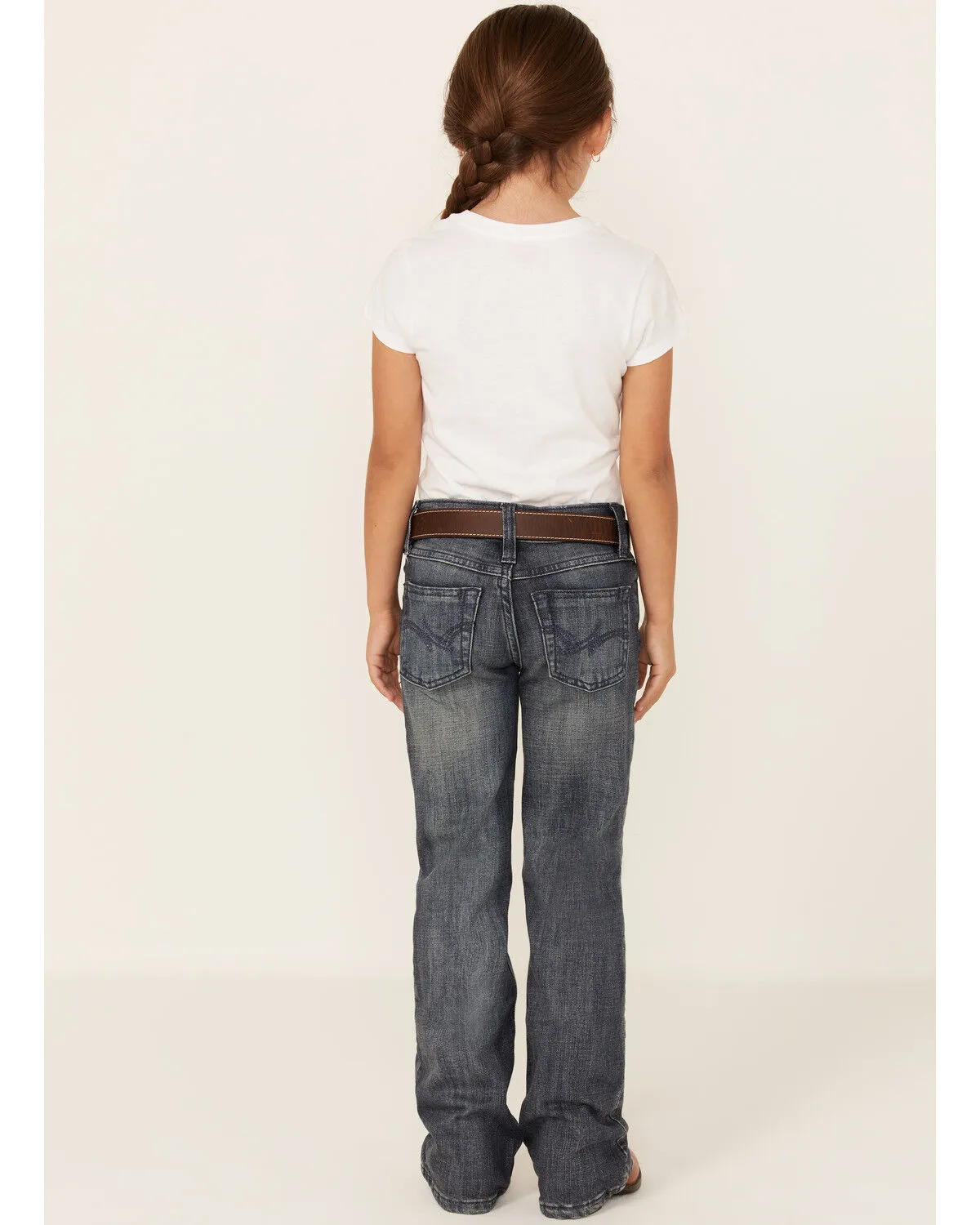 Product Name:  Wrangler Girls' Everyday Mid-Rise Boot Jeans