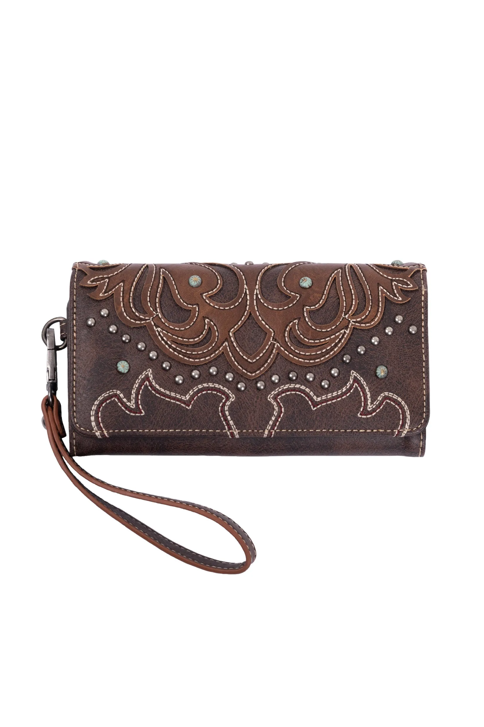 Pure Western Bianca Wallet - Chocolate - P3S2928WLT