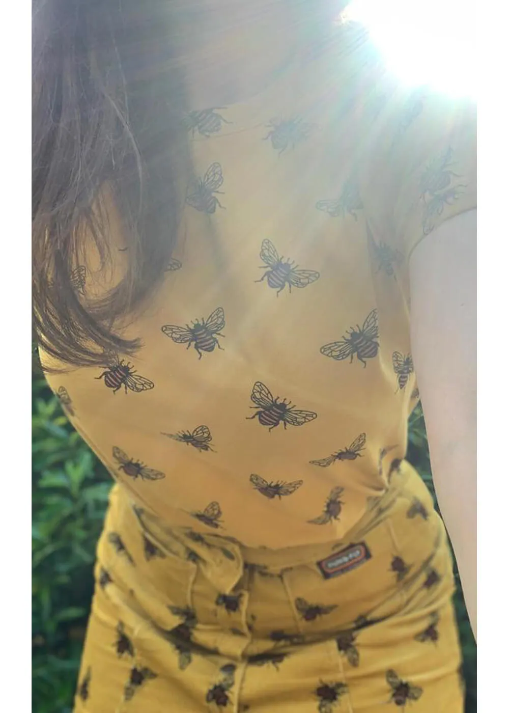 Run & Fly Buzzy Bee T-Shirt Mustard