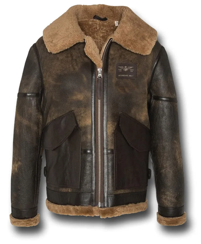 SCHOTT LCWEAPON18 SHEEPSKIN