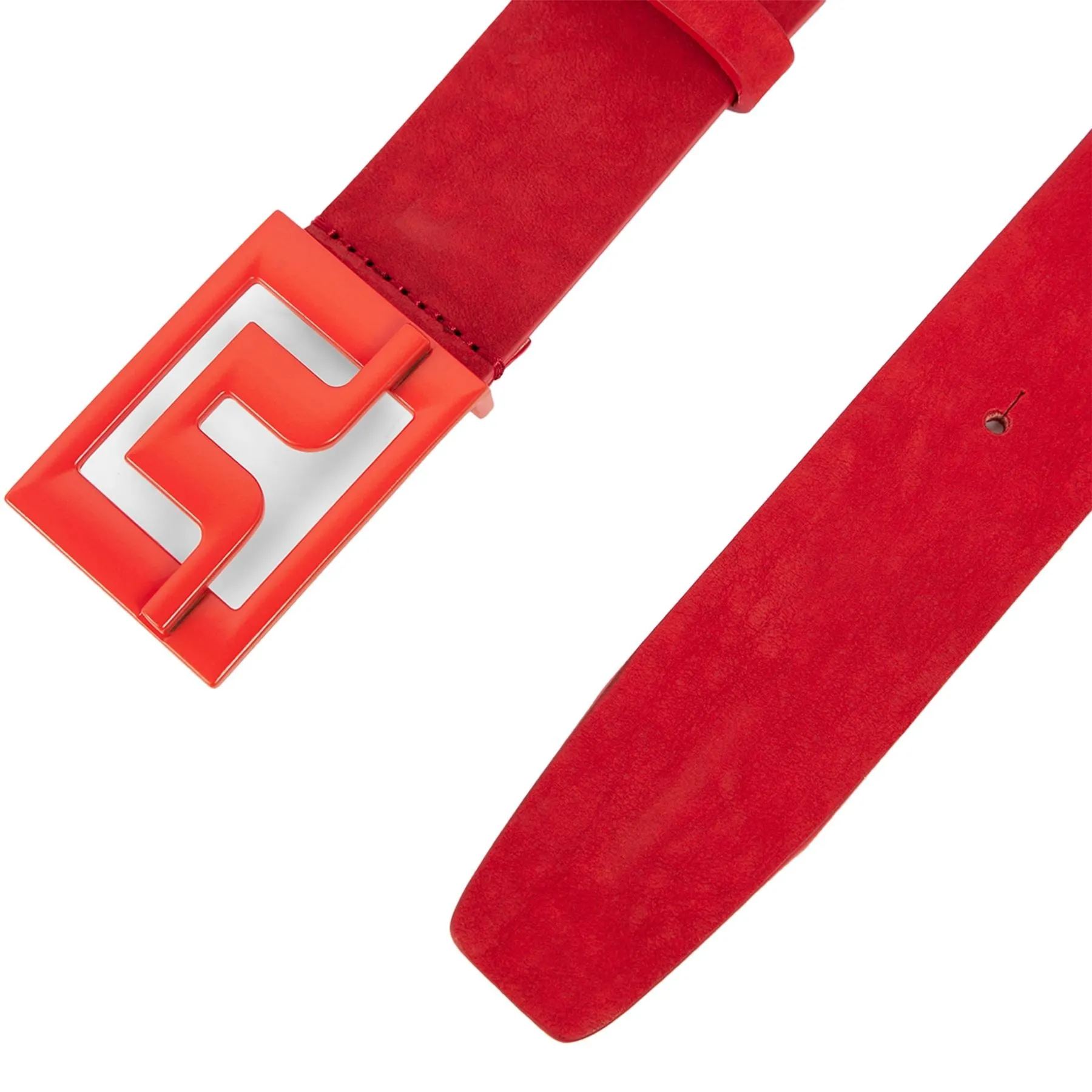 Slater Leather Belt Fiery Red - SS23